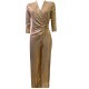 JUMPSUIT LUTECE GOLD GLITTER